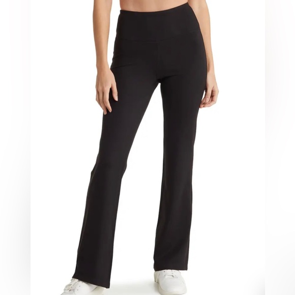 90 Degree By Reflex Pants - 90 Degree Reflex High Rise Flare Pant, Indigo Coast, Size XL